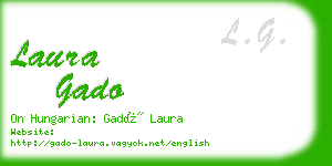 laura gado business card